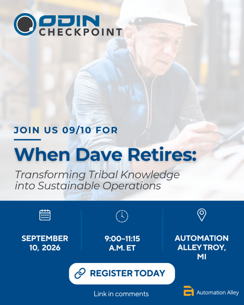When Dave retires Event Poster for Automation Alley Event