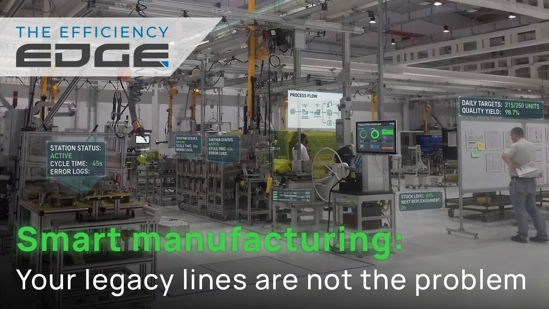 Smart manufacturing - Your legacy lines are not the problem